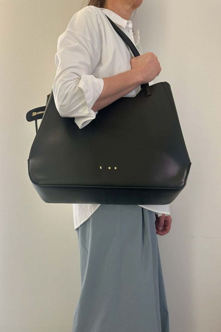 V-Tote Bag Zwart